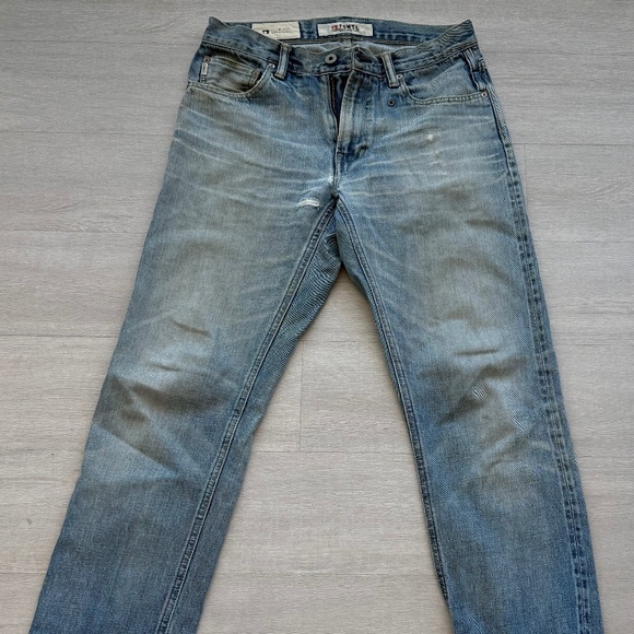 FDMTL Japanese Selvedge Jeans Made in Japan Heavy Distressed SLIM FIT 30 x 32 - Picture 7 of 8